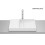 Umywalka nablatowa DASH 60x38 cm biały połysk Supraglaze® HORIZON Roca (A327279S0B)