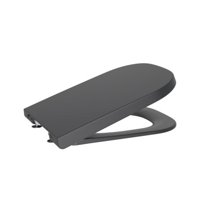 Deska wolnoopadająca Supralit®, szybki demontaż, CZARNY MAT GAP BLACK Roca (A80147208B)