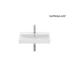 Umywalka blatowa 60x40 cm Fineceramic®, Supraglaze® ONA Roca (A32768MS00)