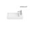 Umywalka ścienna / meblowa 55x27,5 cm, Supraglaze® TURA Roca (A327692S00)
