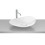 Umywalka nablatowa 62,5x38,5 cm Fineceramic® BIAŁY POŁYSK OHTAKE Roca (A327A1P000)