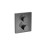 Bateria prysznicowa termostatyczna podtynkowa Titanium Black INSIGNIA BLACK Roca (A5A2C3ACN0)