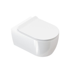 Miska WC podwieszana + deska wolnoopadająca Doto Pure Rim 55 Excellent (CEEX.1404.545.WH)