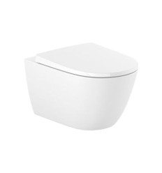 Miska WC podwieszana Rimless z deską wolnoopadającą Ona Roca (A34H688000)