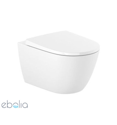 Miska WC podwieszana Rimless z deską wolnoopadającą Ona Roca (A34H688000)