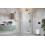 Kabina asymetryczna 80x90 Essenza Brushed GunMetal PTJ Radaway (1385010-92-01R + 1385052-01-01)