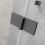 Kabina asymetryczna 80x90 Essenza Brushed GunMetal PTJ Radaway (1385010-92-01R + 1385052-01-01)