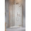 Kabina asymetryczna 80x90 Essenza Brushed Copper PTJ Radaway (1385010-93-01R + 1385052-01-01)