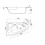 Wanna asymetryczna 160x100 LewaSicilia Cersanit (S301-036)
