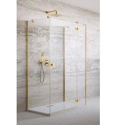 Kabina przyścienna 80x70 Essenza Gold KDJ+S Radaway (1385021-09-01R + 1384048-01-01 + 1384048-01-01)