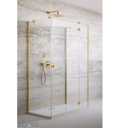 Kabina przyścienna 110x70 Essenza Gold KDJ+S Radaway (1385023-09-01R + 1384048-01-01 + 1384048-01-01)