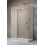 Kabina przyścienna 90x70 Essenza Brushed Gold KDJ+S Radaway (1385020-99-01R + 1384048-01-01 + 1384048-01-01)
