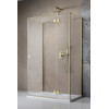 Kabina przyścienna 120x70 Essenza Brushed Gold KDJ+S Radaway (1385024-99-01R + 1384048-01-01 + 1384048-01-01)