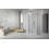 Kabina przyścienna 80x70 Essenza Brushed Nickel KDJ+S Radaway (1385021-91-01L + 1384048-01-01 + 1384048-01-01)