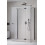 Kabina przyścienna 80x70 Essenza Brushed GunMetal KDJ+S Radaway (1385021-92-01R + 1384048-01-01 + 1384048-01-01)