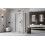 Kabina przyścienna 80x70 Essenza Brushed GunMetal KDJ+S Radaway (1385021-92-01R + 1384048-01-01 + 1384048-01-01)
