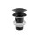 Korek uniwersalny click-clack czarny mat Aqua Roca (A5054015NB)