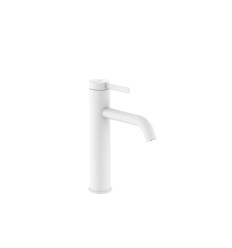 Bateria umywalkowa medium z korkiem click-clack Cold Start biały mat ONA Roca (A5A3C9EB00)