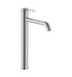 Bateria umywalkowa wysoka z korkiem click-clack PVD Inox ONA Roca (A5A349ESM0)
