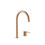 Bateria umywalkowa dwuotworowa nablatowa z korkiem click-clack PVD Rose Gold ONA Roca (A5A389ERG0)