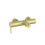 Bateria wannowo-prysznicowa ścienna bez zestawu PVD Brushed Gold ONA Roca (A5A029EVA0)