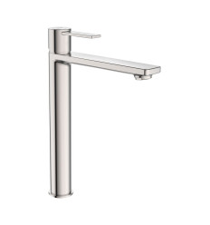 Bateria umywalkowa wysoka bez korka Cold Start Inox Targa Roca (A5A345FSM0)