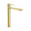 Bateria umywalkowa wysoka bez korka Cold Start Brushed Gold Targa Roca (A5A345FVA0)