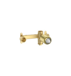 Element podtynkowy do baterii umywalkowej dwuotworowej Brushed Gold Targa Roca (A5E3503VA0)
