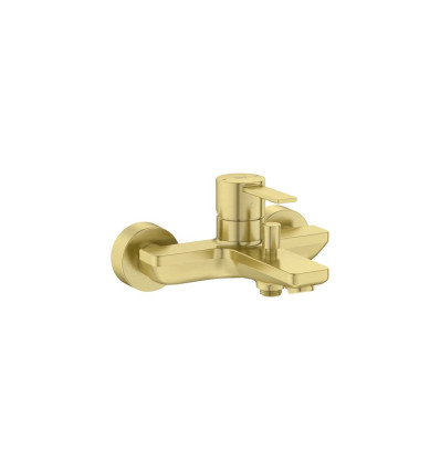Bateria wannowo-prysznicowa ścienna bez zestawu Brushed Gold Targa Roca (A5A025FVA0)