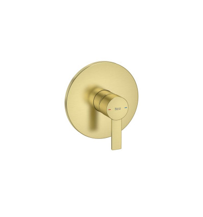 Bateria prysznicowa podtynkowa Brushed Gold Targa Roca (A5A2B5FVA0)