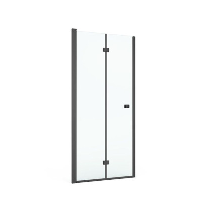 DRZWI 2 SKRZYDŁOWE ŁAMANE 80x195 CAPITAL BLACK Roca (AM4508016M)