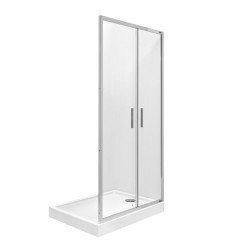 Drzwi dwuczęściowe BIFOLD z powłoką MaxiClean 800x1950mm TOWN-N Roca (AMP2408012M)
