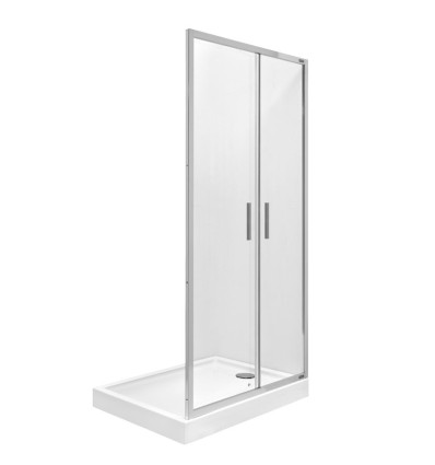 Drzwi dwuczęściowe BIFOLD z powłoką MaxiClean 900X1950mm TOWN-N Roca (AMP2409012M)