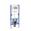 Stelaż podtynkowy slim do toalet myjących 6/3L DUPLO S SMART COMPACTO Roca (A8900A8020)