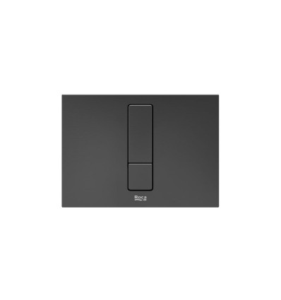 PS4 - przycisk podwójny PVD Brushed Titanium Black DUPLO S Roca (A8902213NM)