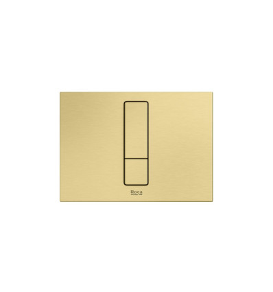 PS4 - przycisk podwójny PVD Brushed Gold DUPLO S Roca (A8902213VA)
