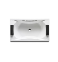 Wanna akrylowa 180x90 zagłówki, uchwyt, syfon w komplecie biała BeCool Roca (A248013001)