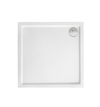 Brodzik kwadratowy akrylowy biały compact 80x80x13,5 Granada Roca (A276254000)