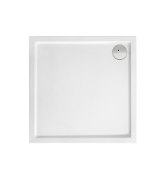 Brodzik kwadratowy akrylowy biały compact 90x90x13,5 Granada Roca (A276256000)
