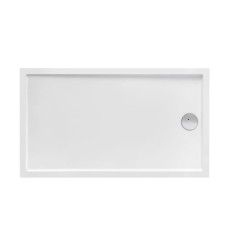 Brodzik prostokątny akrylowy biały compact 120x80x13,5 cm Granada Roca (A276265000)