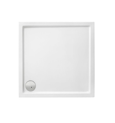 Brodzik kwadratowy akrylowy biały medio 80x80x7,5 Granada Roca (A27T004000)