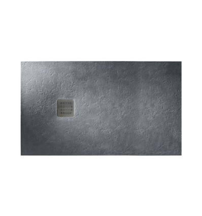 BRODZIK PROSTOKĄTNY 1200 x 1000 SZARY ŁUPEK TERRAN Roca (AP1014B03E801200)