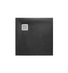 BRODZIK KWADRATOWY 900 X 900 CZARNY TERRAN Roca (AP10338438401400)
