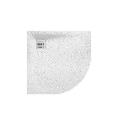 BRODZIK PÓŁOKRĄGŁY 900x900 BIAŁY TERRAN Roca (AP10538438401100)