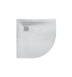 BRODZIK PÓŁOKRĄGŁY 900x900 PERŁOWY TERRAN Roca (AP10538438401630)