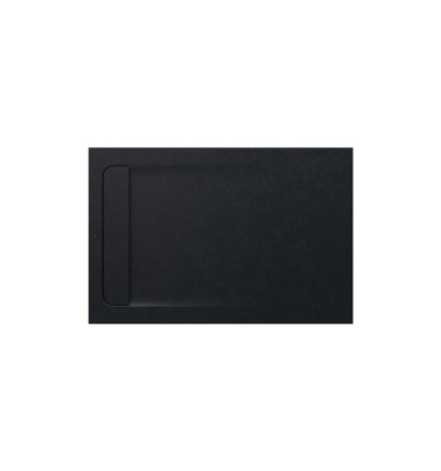 BRODZIK PROSTOKĄTNY 1200 x 800 CZARNY AQUOS Roca (AP6014B032001400)