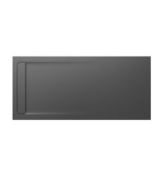 BRODZIK PROSTOKĄTNY 2000 x 900 SZARY ŁUPEK AQUOS Roca (AP6017D038401200)