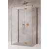Kabina przyścienna 80x70 Essenza Brushed Copper KDJ+S Radaway (1385021-93-01R + 1384048-01-01 + 1384048-01-01)