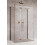 Kabina przyścienna 80x70 Essenza Brushed Copper KDJ+S Radaway (1385021-93-01L + 1384048-01-01 + 1384048-01-01)