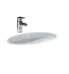 Umywalka podblatowa 50x35 bez otworu na baterię, wymiar wycięcia w blacie 500 x 350 mm Savoy Laufen pro (H8131920001551)